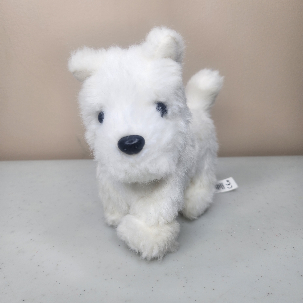 American Girl Coconut Chip Westie Dog Plush 2014 Jointed Limbs